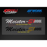 Sticker Rim Work Meister S1