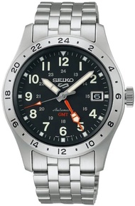 นาฬิกาข้อมือ SEIKO5 FIELD DEPLOY GMT Automatic รุ่น SSK023K สายเหล็กสีดำ SSK025K สายหนังสีดำ ขนาดตัวเรือน 39.4 มม.สำรองพลังงานได้ถึง 41 ชั่วโมง