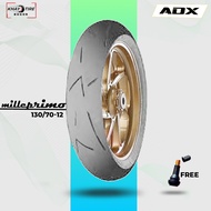 Vespa Matic Motorcycle Tires - ADX MILLEPRIMO 130/70 Ring 12 Tubeless
