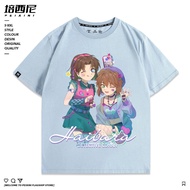 Detective Conan Ai Haibara Xiaolan Celebrity Trendy Anime Merchandise T-shirt Pure Cotton Summer Loo