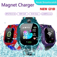 Q19 Smartwatch Anak Anti Air SIM Card LBS+SOS Anti-loss Jam Tangan IMO