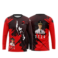 baju kaos PDI PERJUANGAN fullprint freenikname baju kemerdekaan bisa pilpres 2024 BAJU PRESIDEN GANJ