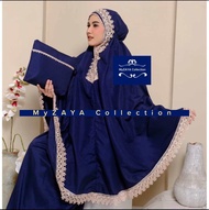 Mukena Dewasa Daily Rafania Katun Premium renda Mewah Jumbo