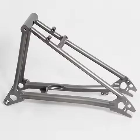 P Line Titanium Alloy Brompton Rear Frame Folding Bike Triangle Fork