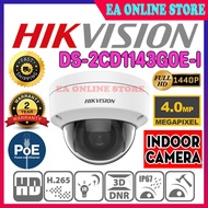 HIK HIKVISION DS-2CD1143G0E-I 4.0MP POE Power Over Ethernet IP 4MP 1440P FULL HD Dome Indoor Network