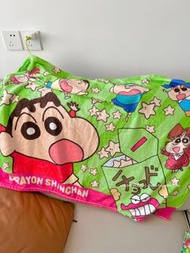 蠟筆小新 cushion 毛毯 午睡被 冷氣被 毛氈 care bears 愛心熊 彩虹熊 Crayon Shin-chan 抱枕 攬枕 小白 小葵 妮妮 左衛門 恐龍 妮妮 裝飾 家居 日用品 睡衣