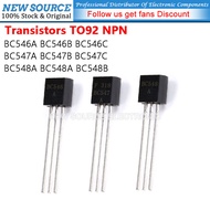 [10pcs] Transistor TO92 NPN BC546A BC546B BC546C BC547A BC547B BC547C BC548A BC548A BC548B