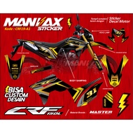 DECAL CRF 150 L GOLD EDITION FULLBODY - ACCESSORIES STICKER MOTOR CRF 150 L