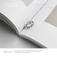 [BJSV2159] Sterling Silver Ring 925 Pig Nose