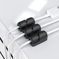 Silicone USB Data Cable Winder Storage Fixing Buckle / Universal Cable Organizer Holder Straps / Ear