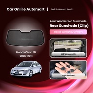 Honda Civic FD 2006-2011 Custom Fit OEM REAR Sunshade