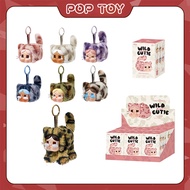 Ready Stock【100% Official authentic】POPMART CRYBABY Wild but Cutie Series-Vinyl Plush Pendant Blind 