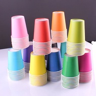 Colorful 10 Paper Cups Kindergarten Handmade Material Thick Paper Cups Art Diy Materials Handmade 1.2mm