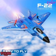TYLER Radio Control Airplanes Remote Control Fighter Plane Model Toy F22 RC Plane Kids RC Helicopter
