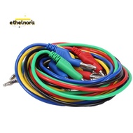 5PCS Stackable Banana to Banana Plug Test Leads Soft Electrical Test Cable Wire 3.3Ft/1M for Multime