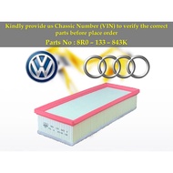 Audi - A4 A5 Q5 B8 2.0L Air Filter 8R0-133-843K