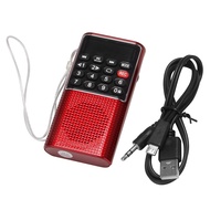 L-328 Mini Portable Pocket FM Auto Scan Radio Music Audio MP3 Player Outdoor Small Speaker with Voice Recorder