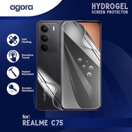 LAYAR Anti-Scratch Hydrogel For Realme C75 Hydrogel SCREEN Protector - ANTI SPY, FULL SCREEN, REALME