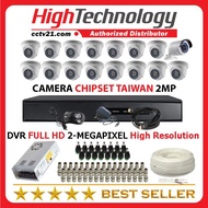 Distributor CCTV High-Tenology Package 16-Camera ChipsetTaiwan Full HD 2MP High Resolution