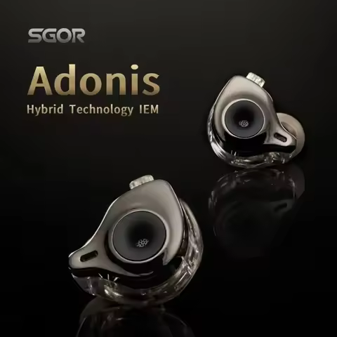 SGOR Adonis 1DD+1BA Hybrid Technology Drive HIFI In-Ear Earphones Monitor