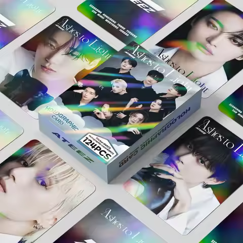 55pcs/set kpop ATEEZ Lomo Cards High quality HD Photocard New Album Card Zero:fever part 3 for fans 