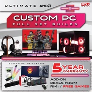 # PCU # ULTIMATE PC SET PACKAGE / 5 Years Warranty / AMD RYZEN 5 5500 5600 7500F 7600X / RTX 3050 30