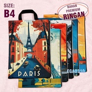 B4 Fabric Document Folder Folder - Travel