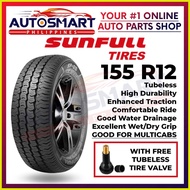 ● ⭐ ✸ Sunfull 155 R12 Suzuki Multicab Tubeless Car Tire