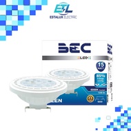 BEC หลอดไฟ LED AR111 15W 220V ขั้วG53 (แสงเดย์ไลท์ 6500K)