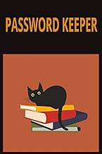 Password Keeper: 6 x 9 inches, 100 pages including site name, user name, password, notes and securit