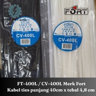 Cable Ties Cable Tie Fort Nylon FT-400L / CV-400L 4.8 X 400 mm contents 100 - White Black