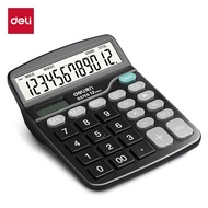 deli | Wide Screen Big Button Solar Calculator