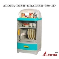 JOLLY ALOHA RATTAN DISH CABINET 1D & 2D