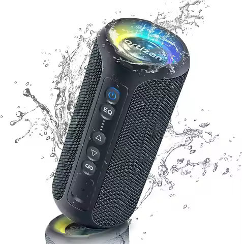 Ortizan X8 Pro Bluetooth Speaker Portable with 40W Stereo Sound,Rich Bass,IPX7 Waterproof, 30H Playt