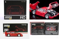 法拉利 全新復刻仕樣 1:64 Tomica Limited Vintage NEO TLV Ferrari F40 1989 Red 1/64 Tomytec TLV