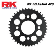 Rear gear Duck Motorcycle RK takasago 428 Thick Yamaha rxz Size 35-40