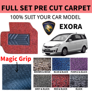 PROTON EXORA Carpet 3pcs(set) 16MM Kereta Karpet Kapet Specialist Carpet Floor Mat Mat Magic Grip Ka