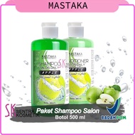 PAKET Shampoo Salon APPLE Shampoo & Conditioner Salon Daily MASTAKA
