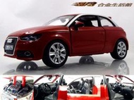 【Bburago 精品】1/24 AUDI A1 奧迪 全新 性能小鋼砲~全新品紅色,現貨特惠價!!~