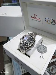 OMEGA SPEEDMASTER Olympic games Special Edition 32130445201001 Co-Axial Chronometer Brand New Full s