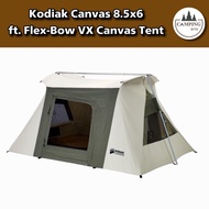 อย่าช้า!Kodiak Canvas 8.5x6 ft. Flex-Bow VX Canvas Tent เต็นท์ผ้าแคนวาสมีจำนวนจำกัด