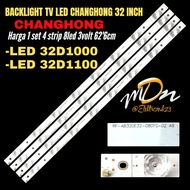 CHANGHONG 32 INCH LED TV BACKLIGHT 32D1100 LED 32D1000 CHANGHONG 32 INCH LED TV BACKLIGHT
