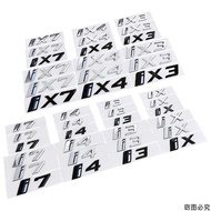 for BMW rear label IX3 rear label A new energy ABS digital label i3 ix4 I4 I7 IX7 letter modified ca