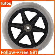 Tutoushop PU Wheelchair Casters Stable Operation Wheel Replacement For Walkers
