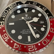 勞力士黑水鬼掛鐘時鐘GMT綠水鬼靜音夜光 Rolex