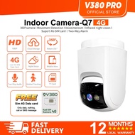 V380 PRO Cctv Q7 Smart 4G Camera CCTV Home Security Camera 360° HD 1080P Wifi CCTV Indoor Night Visi