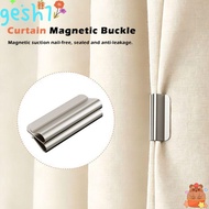 GESH1 1 Pairs Curtain Closure Clip, Detachable Magnetic Attraction Curtain Fixing Buckle,  Metal Cur