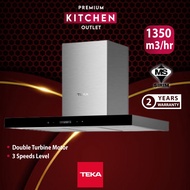 Teka 1350m3/h Decorative Hood DHL 90 + Ceramic Hob VTCM700.3 | Gas Hob GS 73 AI AL TR | GVI 78 2G AI AL 2TR