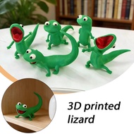 3D Printed Lizard Cute Lizard Decoration Creative Fun Desktop Lizard Ornament Decoration Home D1U7