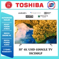 TOSHIBA (AUTHORIZED DEALER) 55" 4K ULTRA HD GOOGLE TV 55C350LP - TOSHIBA WARRANTY MALAYSIA